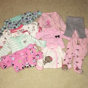 Girls Preemie Lot of Baby clothes